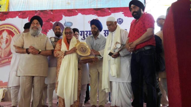 Dr Inderjit Kaur Visited At Lucknow - Pingalwara